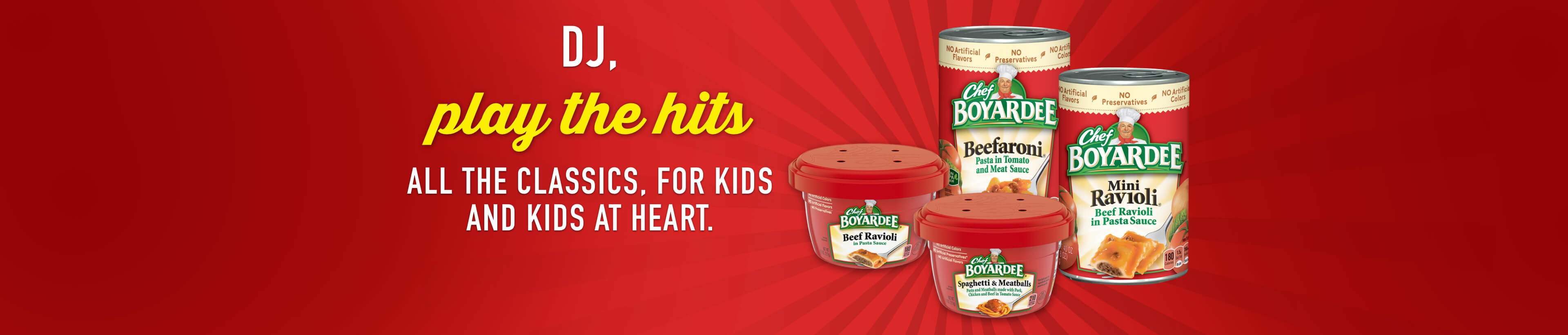 DJ, play the hits. All the classics, for kids and kids at heart.